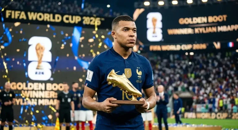 Mbappé voitti Kultaisen kengän 2026 — 22 maalia on kaikkien aikojen MM-ennätys